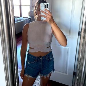 marciano crop top
